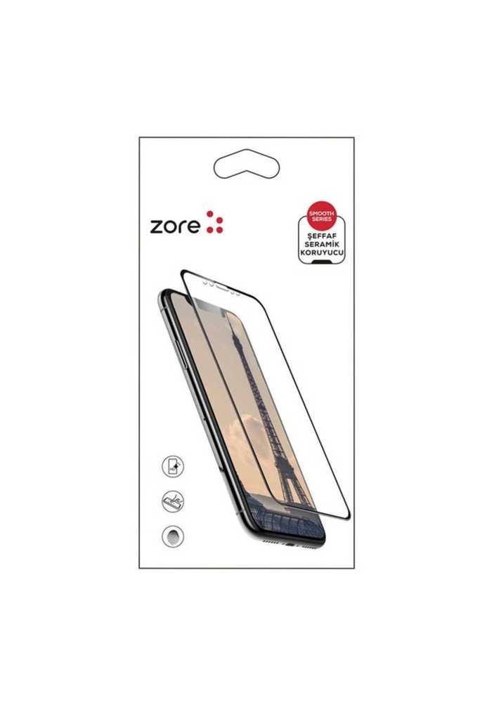 [RNZ-TA37115] Apple iPhone 7 Plus Uyumlu Zore Seramik Ekran Koruyucu (Siyah)