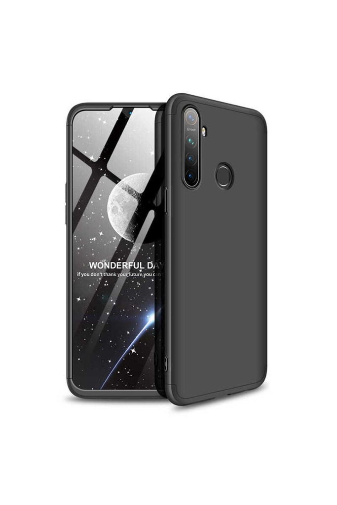[RNZ-TA39113] Realme 5 Uyumlu Kılıf Zore Ays Kapak (Siyah)