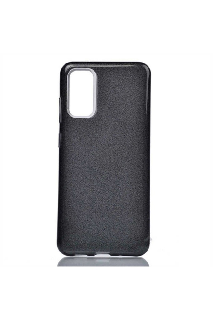 [RNZ-TA37959] Samsung Galaxy S20 Uyumlu Kılıf Zore Shining Silikon (Siyah)