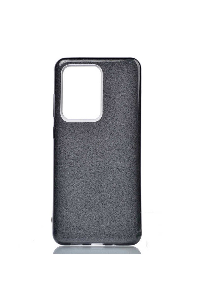 [RNZ-TA37947] Samsung Galaxy S20 Ultra Uyumlu Kılıf Zore Shining Silikon (Siyah)
