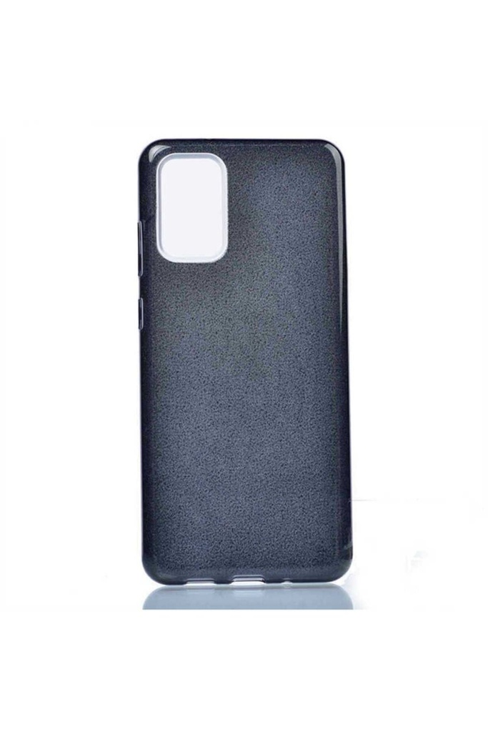 [RNZ-TA37953] Samsung Galaxy S20 Plus Uyumlu Kılıf Zore Shining Silikon (Siyah)