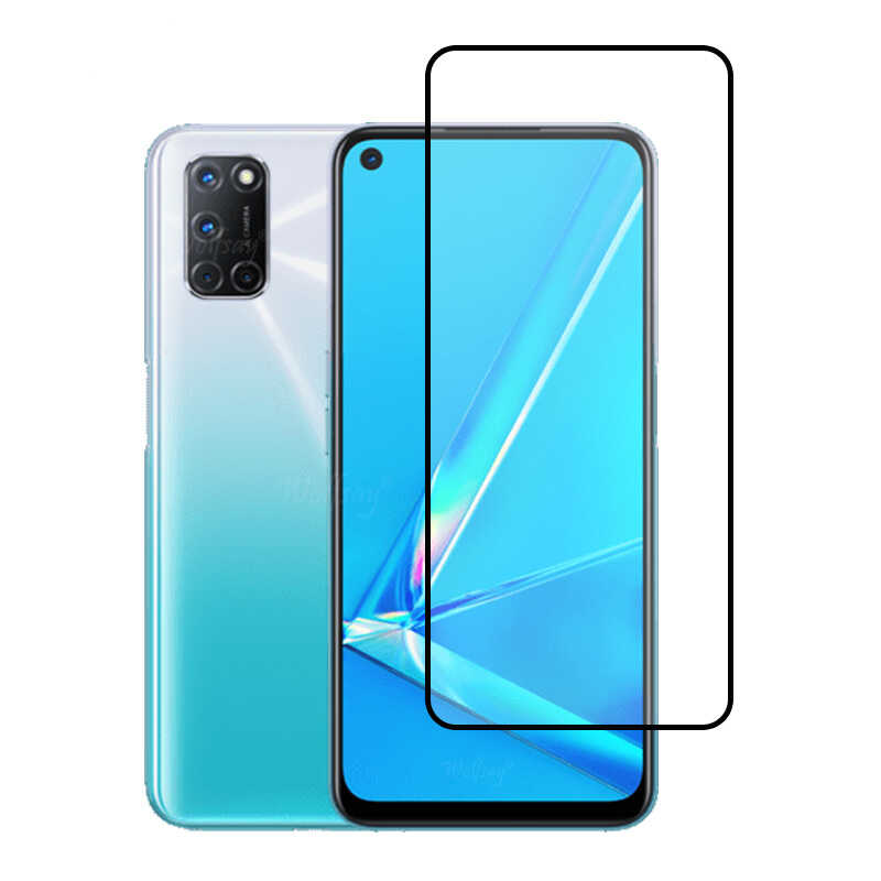 [RNZ-TA38809] Oppo A52 Uyumlu Zore Kenarları Kırılmaya Dayanıklı Cam Ekran Koruyucu
