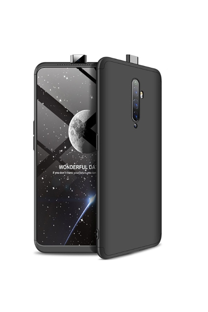 [RNZ-TA39112] Oppo Reno 2Z Uyumlu Kılıf Zore Ays Kapak (Siyah)