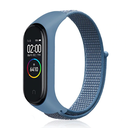 Xiaomi Mi Band 5 Uyumlu Kordon Hasır Örgü Cırt Cırtlı Terletmeyen Zore KRD-03 Kumaş Kayış