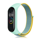 Xiaomi Mi Band 5 Uyumlu Kordon Hasır Örgü Cırt Cırtlı Terletmeyen Zore KRD-03 Kumaş Kayış