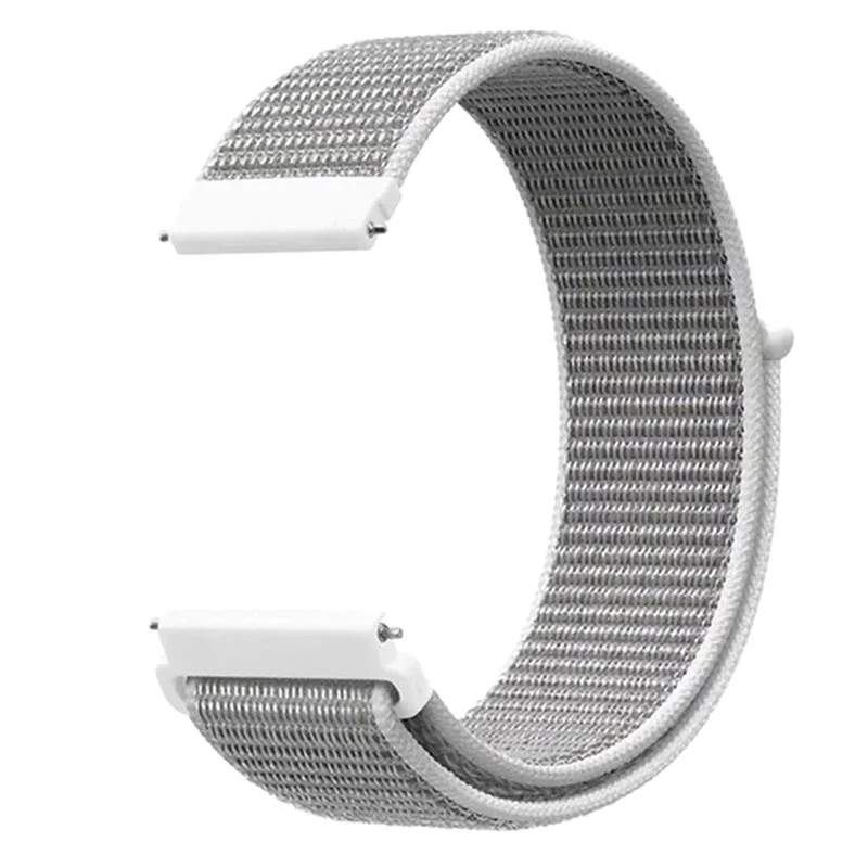 ​​Samsung Galaxy Watch 46mm (22mm) Uyumlu Kordon Hasır Örgü Cırt Cırtlı Terletmeyen Zore KRD-03 Kumaş Kayış