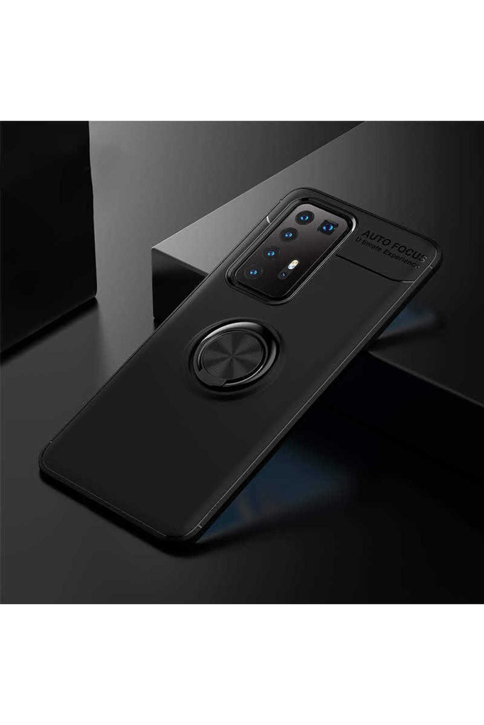 [RNZ-TA38042] Huawei P40 Pro Uyumlu Kılıf Zore Ravel Silikon Kapak (Siyah)