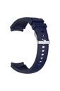 Samsung Galaxy Watch 42mm Uyumlu 20mm Kordon Silikon Çizgili Spor Yumuşak KRD-18 Kayış