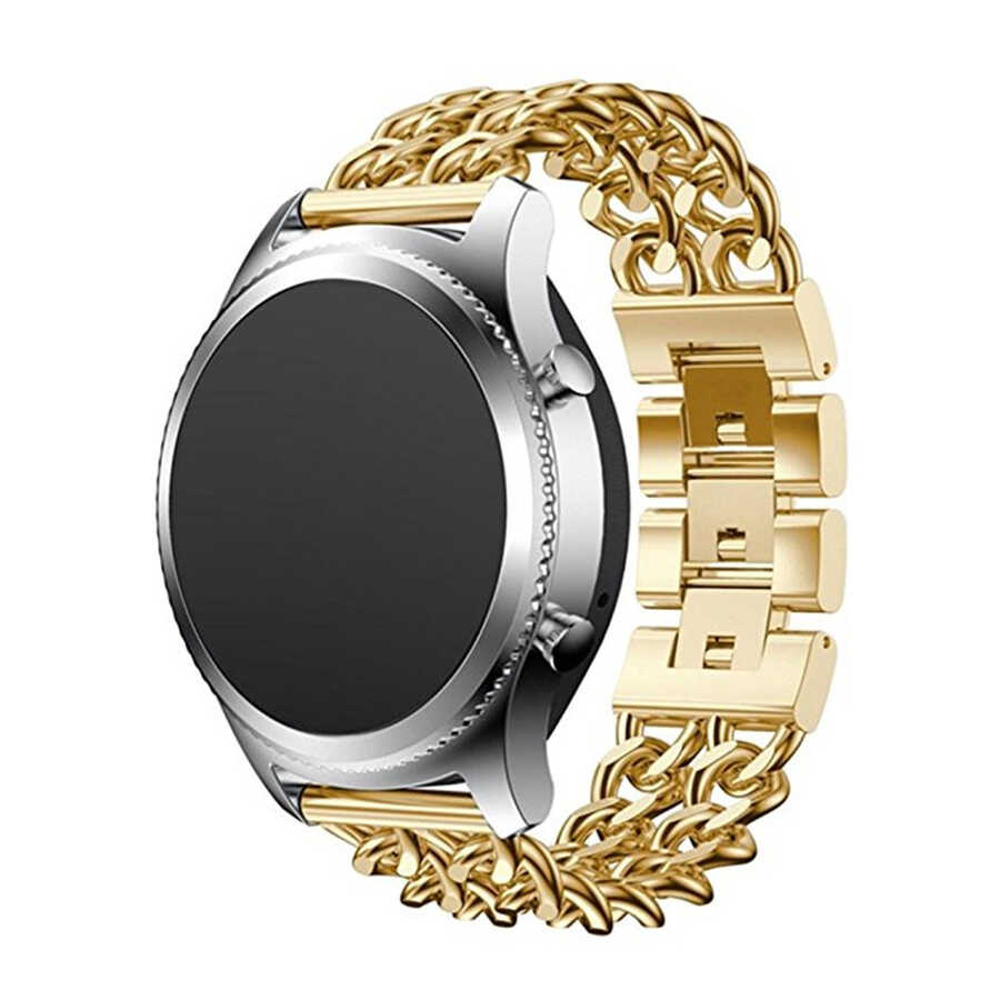 ​​Samsung Gear S3 (22mm) Uyumlu KRD-17 Metal Kordon