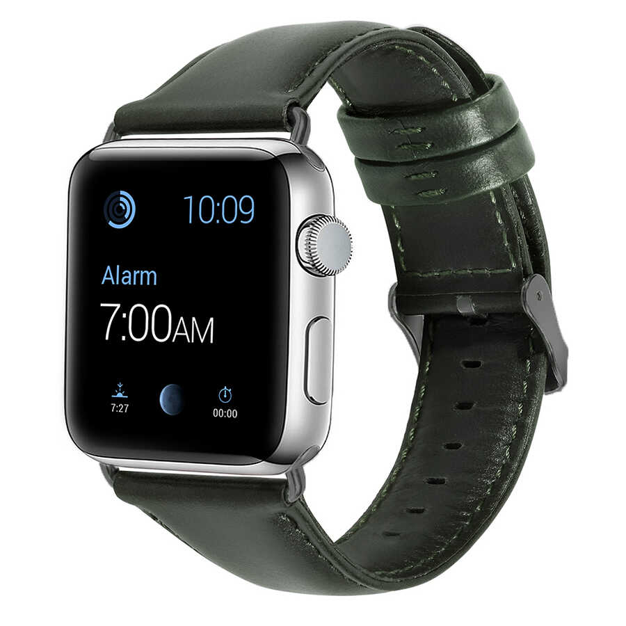 ​​​Apple Watch 42mm Uyumlu Luxury Leather Deri Kordon