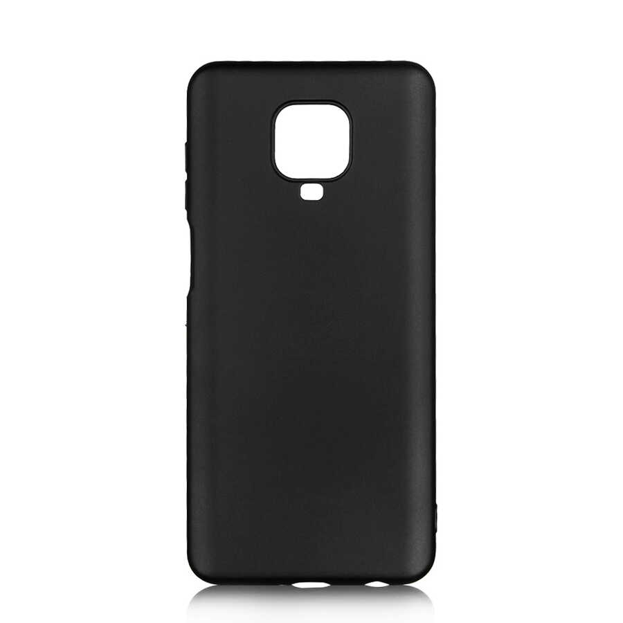 [RNZ-TA38282] Xiaomi Redmi Note 9S Uyumlu Kılıf Zore Premier Silikon Kapak (Siyah)