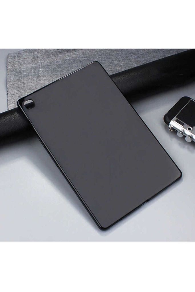 [RNZ-TA38366] Samsung Galaxy Tab S6 Lite P610 Uyumlu Kılıf Zore Tablet Süper Silikon Kapak (Siyah)