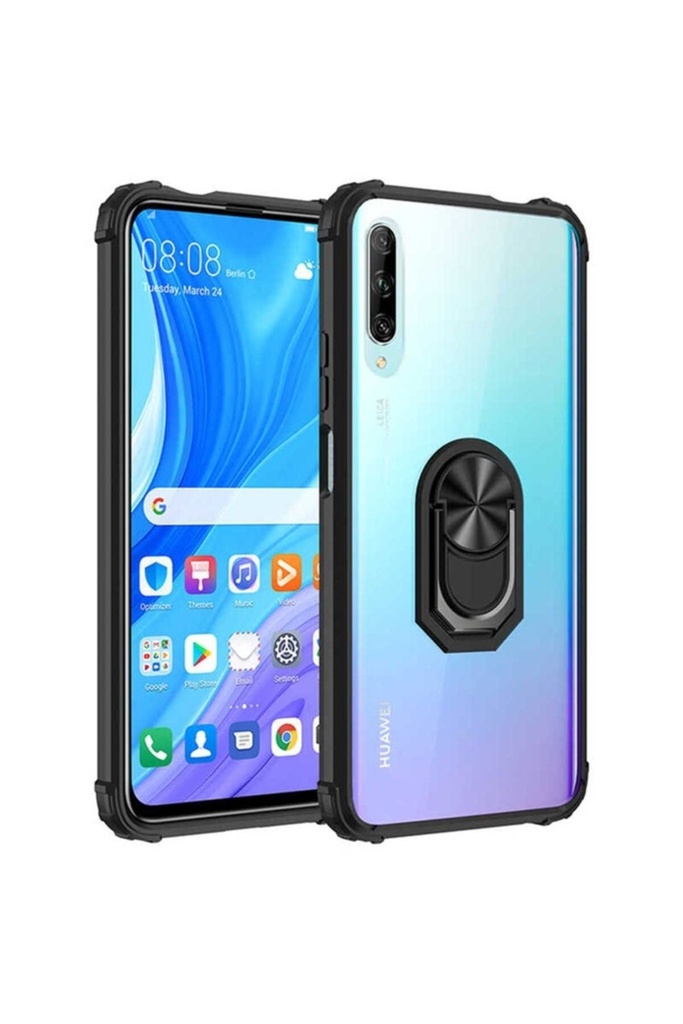 [RNZ-TA38380] Huawei P Smart Pro 2019 Uyumlu Kılıf Zore Mola Kapak (Siyah)