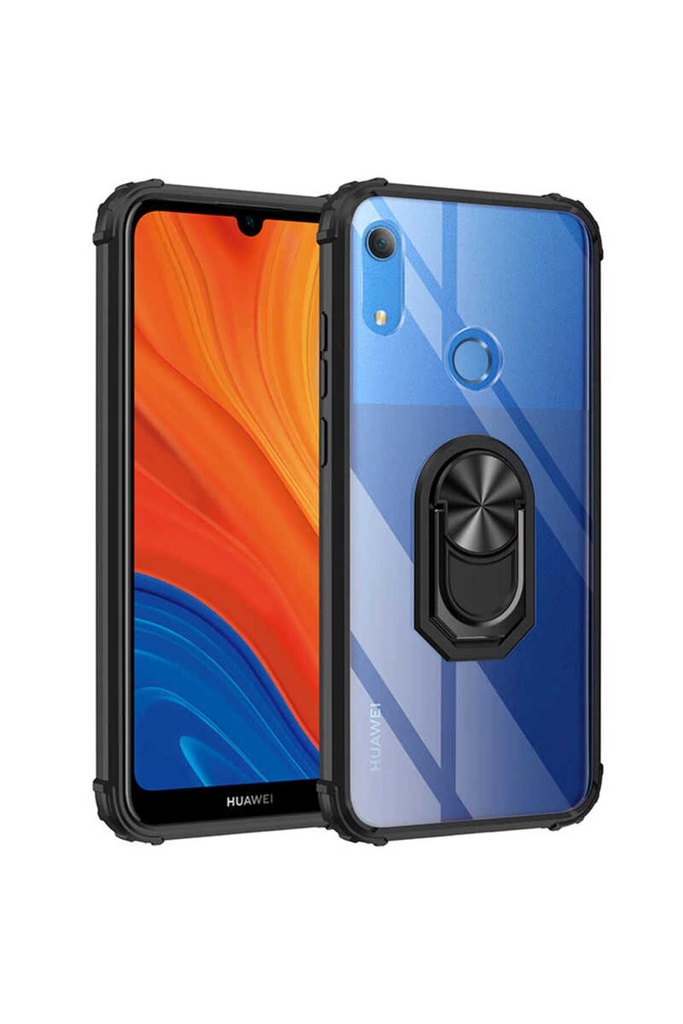 [RNZ-TA38383] Huawei Y6S 2019 Uyumlu Kılıf Zore Mola Kapak (Siyah)