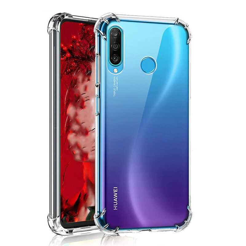 Huawei P40 Lite E Uyumlu Kılıf Zore Nitro Anti Shock Silikon