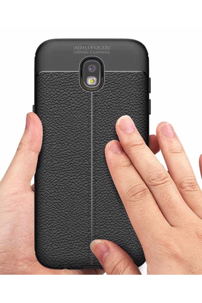 [RNZ-TA287] Samsung Galaxy J7 Pro Uyumlu Kılıf Zore Niss Silikon Kapak (Siyah)