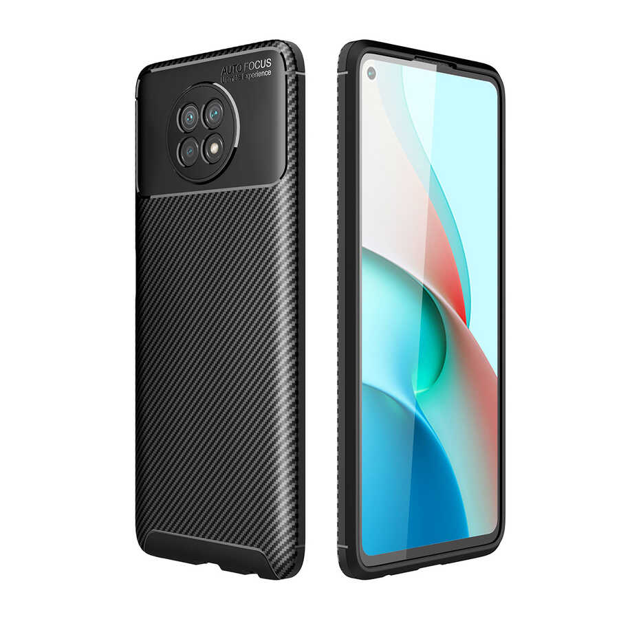 [RNZ-TA49706] Xiaomi Redmi Note 9T Uyumlu Kılıf Zore Negro Silikon Kapak (Siyah)