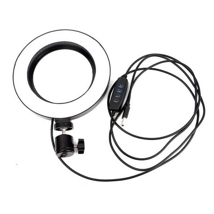 [RNZ-TA40272] Zore M-16 Işıklı Telefon Tutucu Ring Light