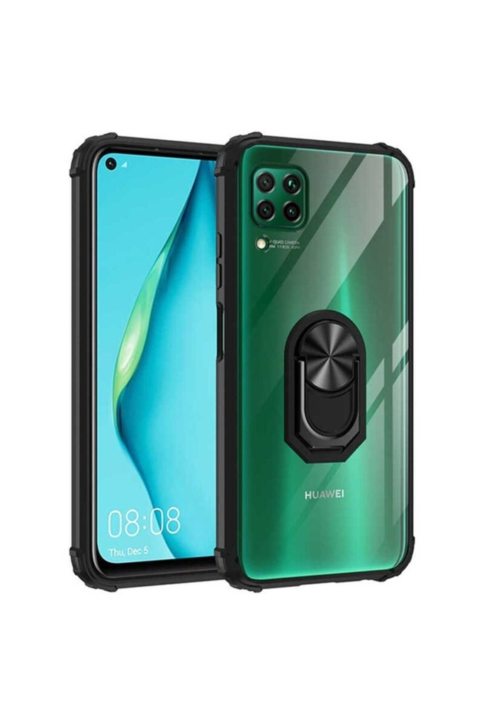 [RNZ-TA40009] Huawei P40 Lite Uyumlu Kılıf Zore Mola Kapak (Siyah)