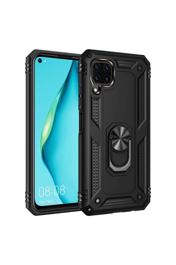 [RNZ-TA38716] Huawei P40 Lite Uyumlu Kılıf Zore Vega Kapak (Siyah)