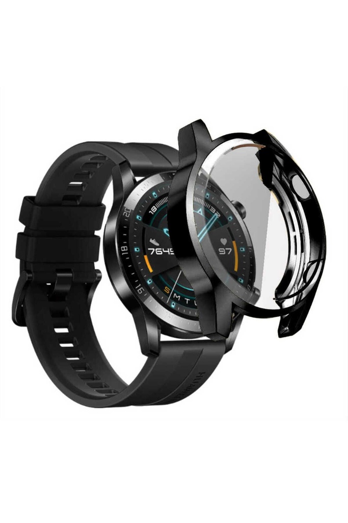 [RNZ-TA40256] Huawei GT2 46mm Uyumlu Zore Watch Gard 02 Ekran Koruyucu (Siyah)
