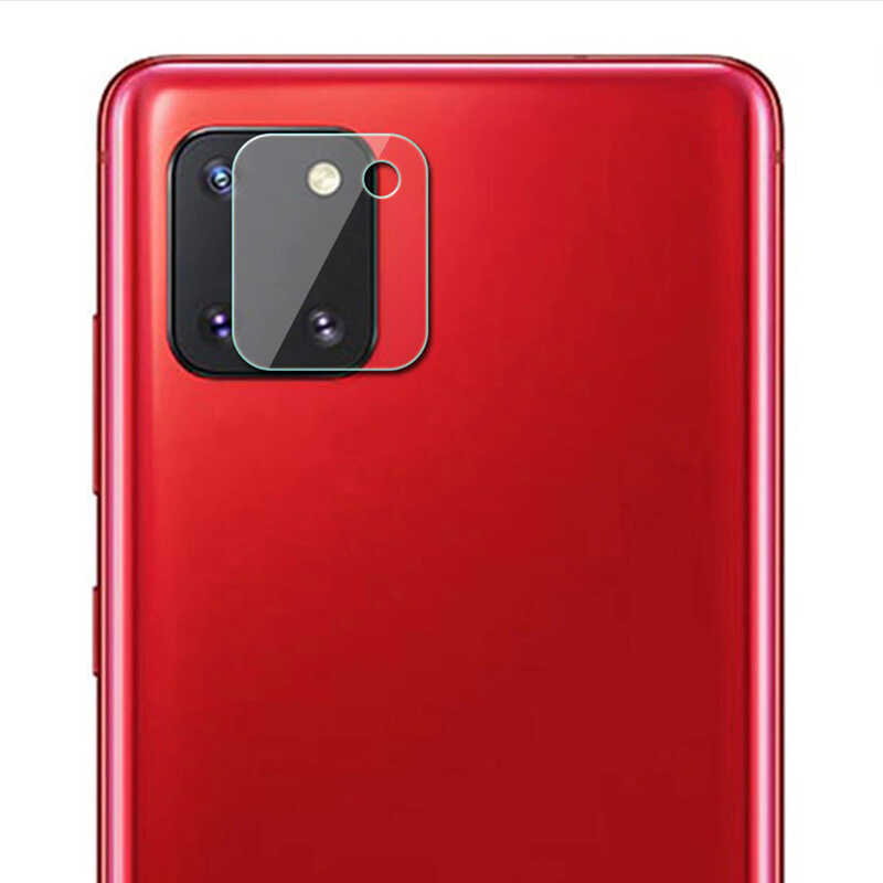 Samsung Galaxy A91 (S10 Lite) Uyumlu Zore Nano Kamera Koruyucu