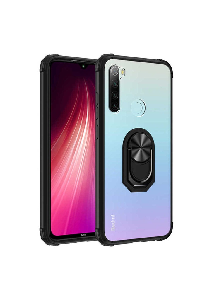 [RNZ-TA40622] Xiaomi Redmi Note 8 Uyumlu Kılıf Zore Mola Kapak (Siyah)