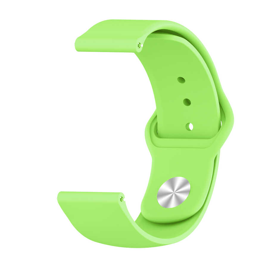 Samsung Galaxy Watch 42mm Uyumlu 20mm Kordon Klasik Yumuşak Geçmeli Spor KRD-11 Kayış