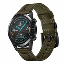 Samsung Gear S3 22mm Uyumlu Kordon Deri Dikişli Luxury KRD-19 Kayış