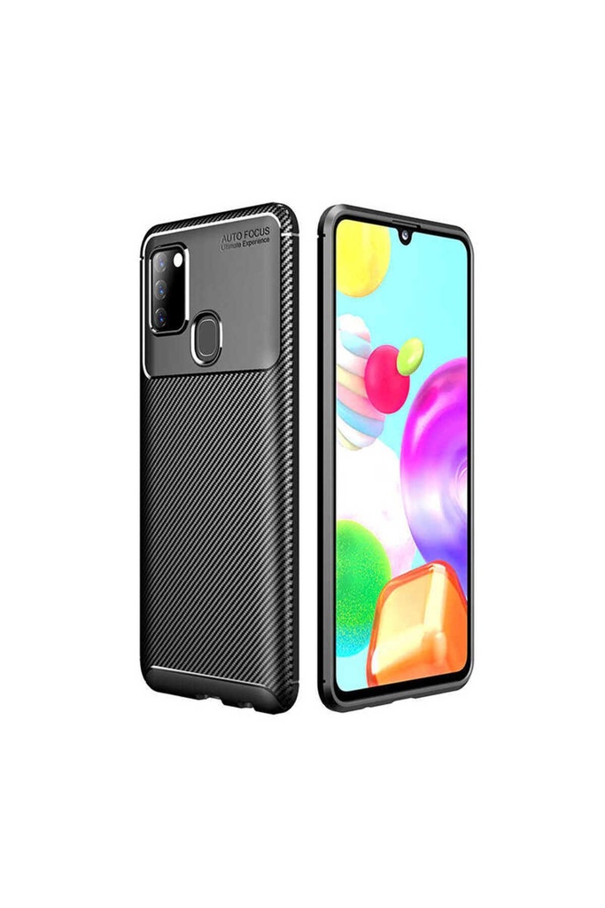 [RNZ-TA39318] Samsung Galaxy A21S Uyumlu Kılıf Zore Negro Silikon Kapak (Siyah)