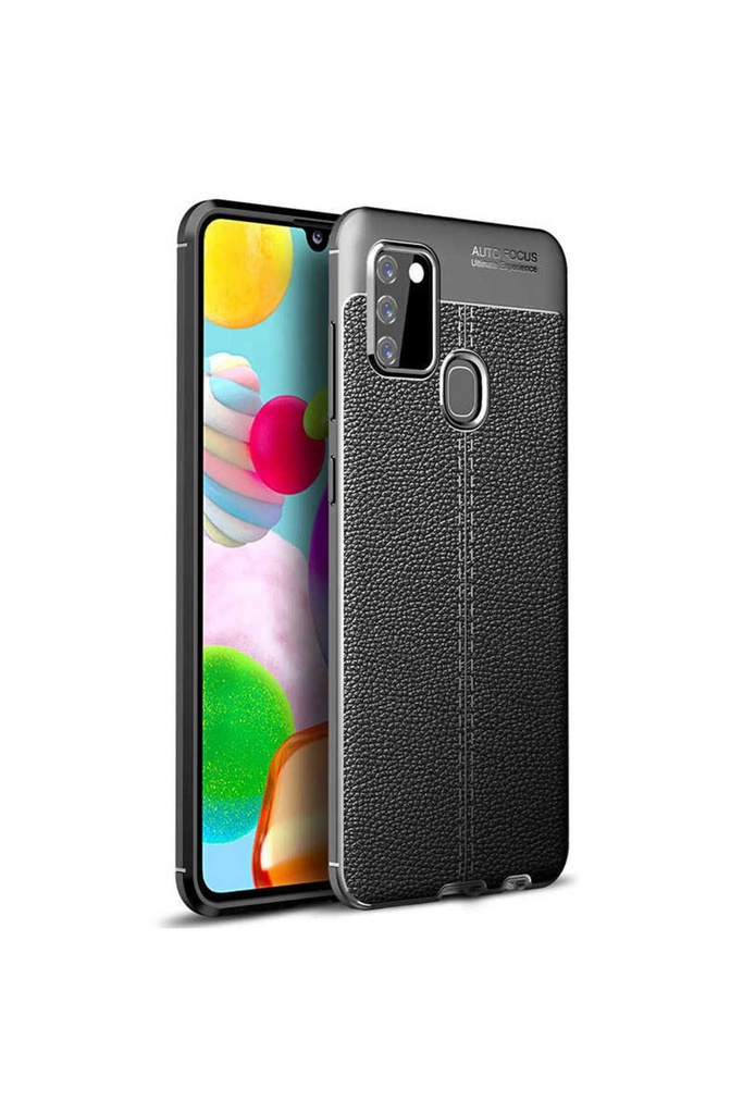 [RNZ-TA39325] Samsung Galaxy A21S Uyumlu Kılıf Zore Niss Silikon Kapak (Siyah)