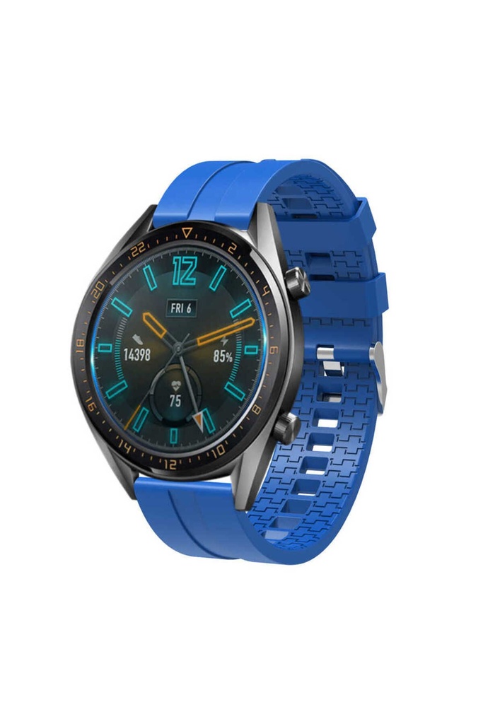 Huawei GT2 46mm 22mm Uyumlu Kordon Silikon Yumuşak Esnek Sportif KRD-23 Kayış