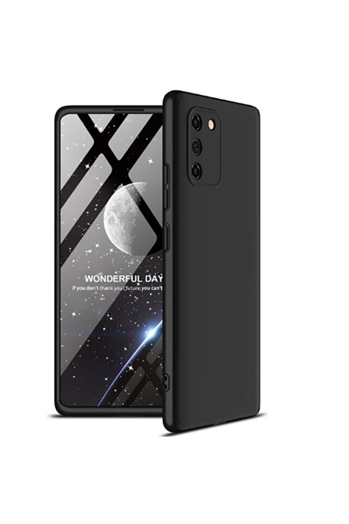 [RNZ-TA40758] Samsung Galaxy A91 (S10 Lite) Uyumlu Kılıf Zore Ays Kapak (Siyah)