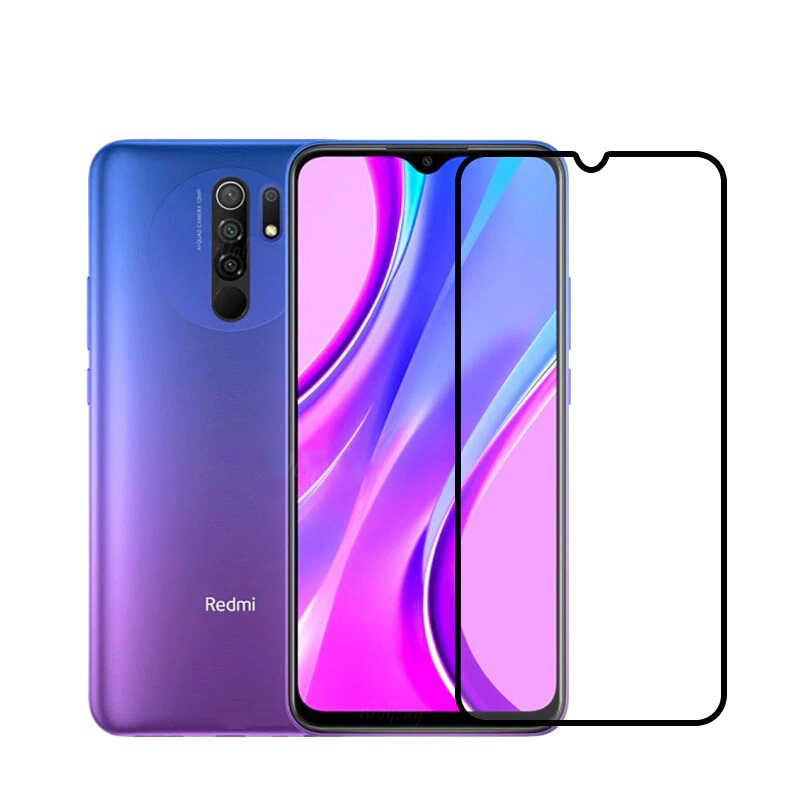 [RNZ-TA41140] Xiaomi Redmi 9 Uyumlu Zore Kenarları Kırılmaya Dayanıklı Cam Ekran Koruyucu