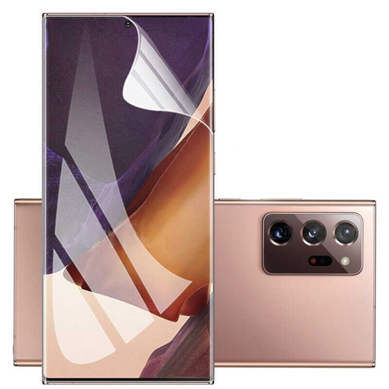 Samsung Galaxy Note 20 Ultra Uyumlu Zore Süper Pet Ekran Koruyucu Jelatin
