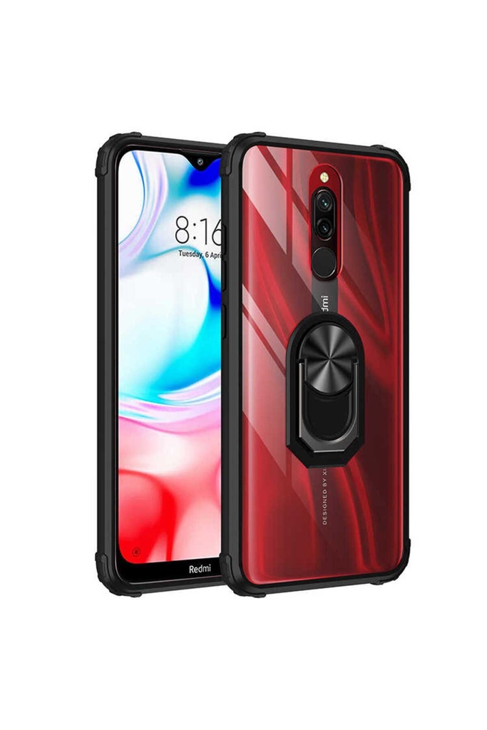 [RNZ-TA41205] Xiaomi Redmi 8A Uyumlu Kılıf Zore Mola Kapak (Siyah)