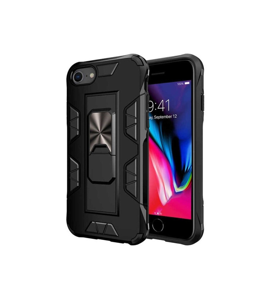 [RNZ-TA41225] Apple iPhone SE 2020 Uyumlu Kılıf Zore Volve Kapak (Siyah)