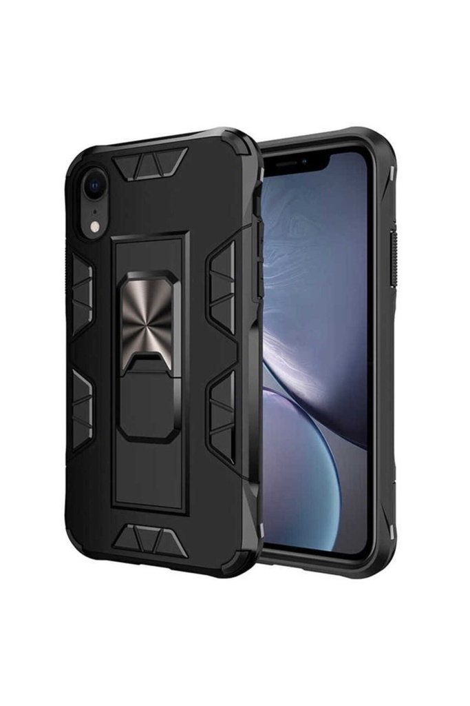 [RNZ-TA41261] Apple iPhone XR Uyumlu Kılıf Zore Volve Kapak (Siyah)