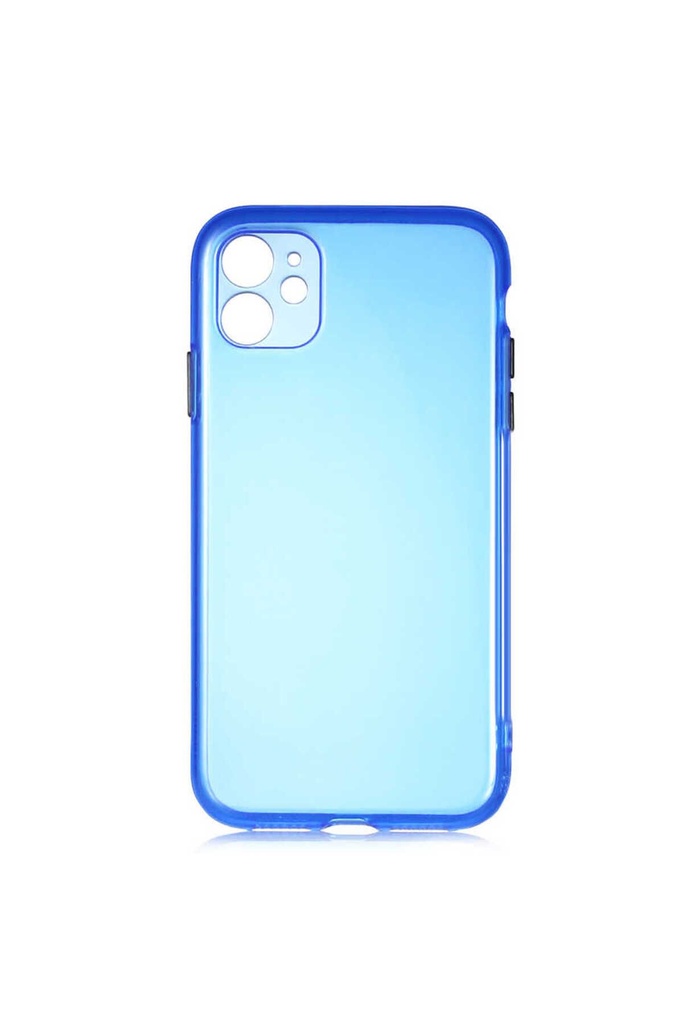 [RNZ-TA41388] Apple iPhone 11 Pro Max Uyumlu Kılıf Zore Bistro Kapak (Mavi)