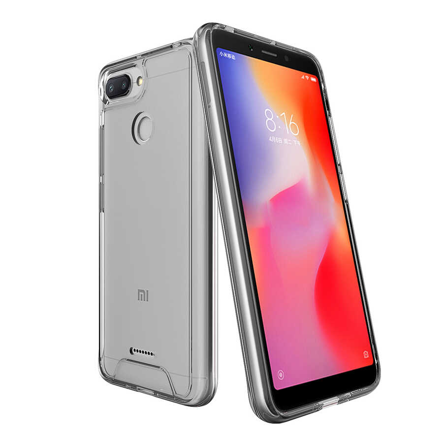 [RNZ-TA41513] Xiaomi Redmi 6 Uyumlu Kılıf Zore Gard Silikon