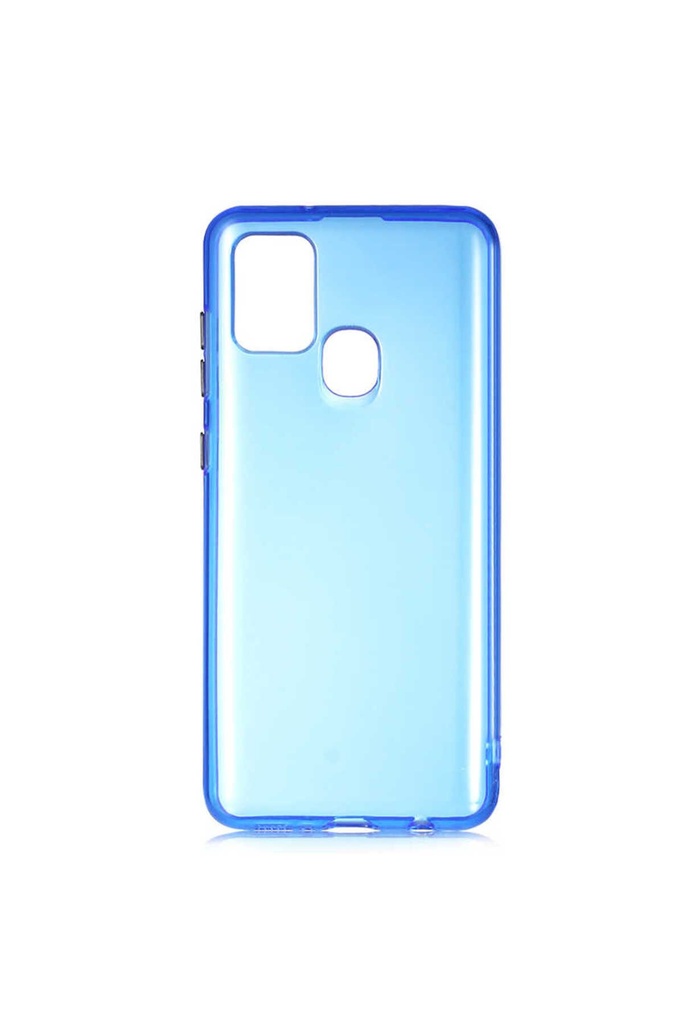 [RNZ-TA41428] Samsung Galaxy A21S Uyumlu Kılıf Zore Bistro Kapak (Mavi)