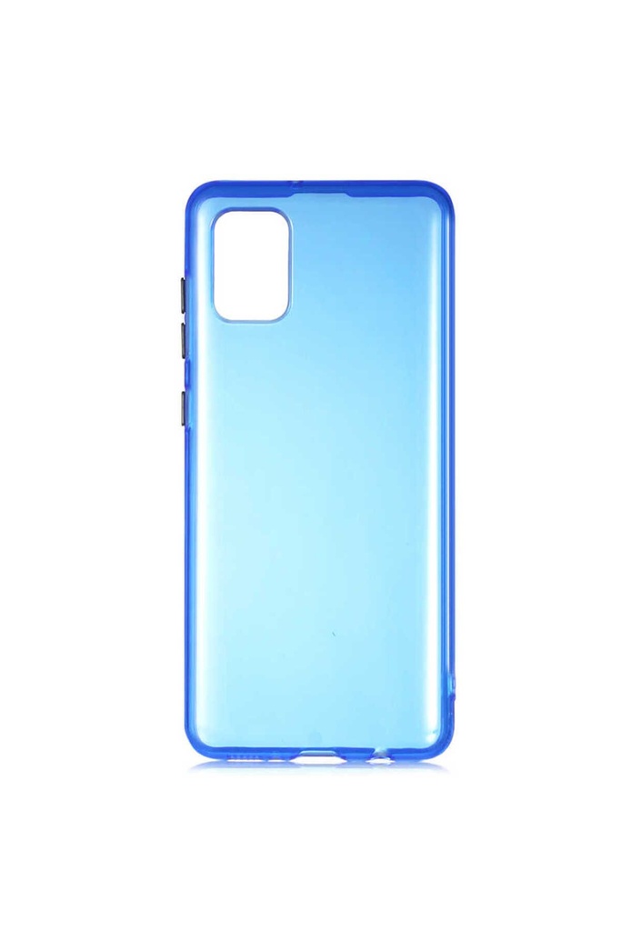 [RNZ-TA41433] Samsung Galaxy A31 Uyumlu Kılıf Zore Bistro Kapak (Mavi)