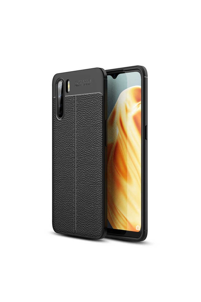[RNZ-TA41531] Oppo A91 Uyumlu Kılıf Zore Niss Silikon Kapak (Siyah)