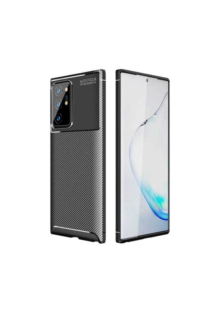 [RNZ-TA41564] Samsung Galaxy Note 20 Ultra Uyumlu Kılıf Zore Negro Silikon Kapak (Siyah)