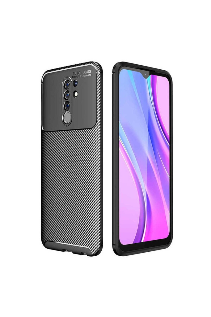 [RNZ-TA41611] Xiaomi Redmi 9 Uyumlu Kılıf Zore Negro Silikon Kapak (Siyah)