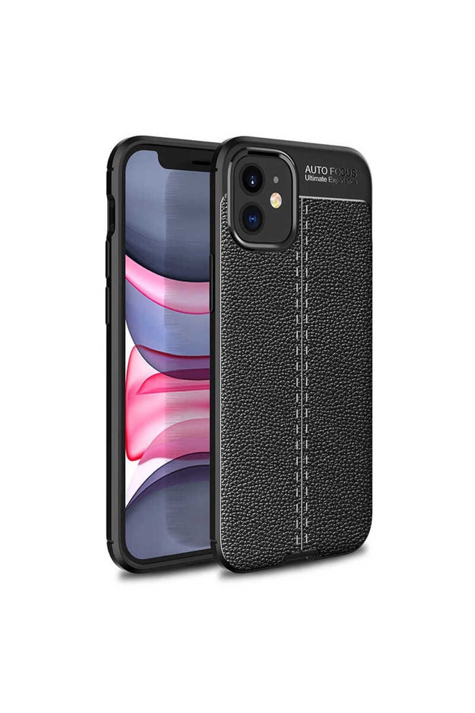 [RNZ-TA41645] Apple iPhone 12 Mini Uyumlu Kılıf Zore Niss Silikon Kapak (Siyah)