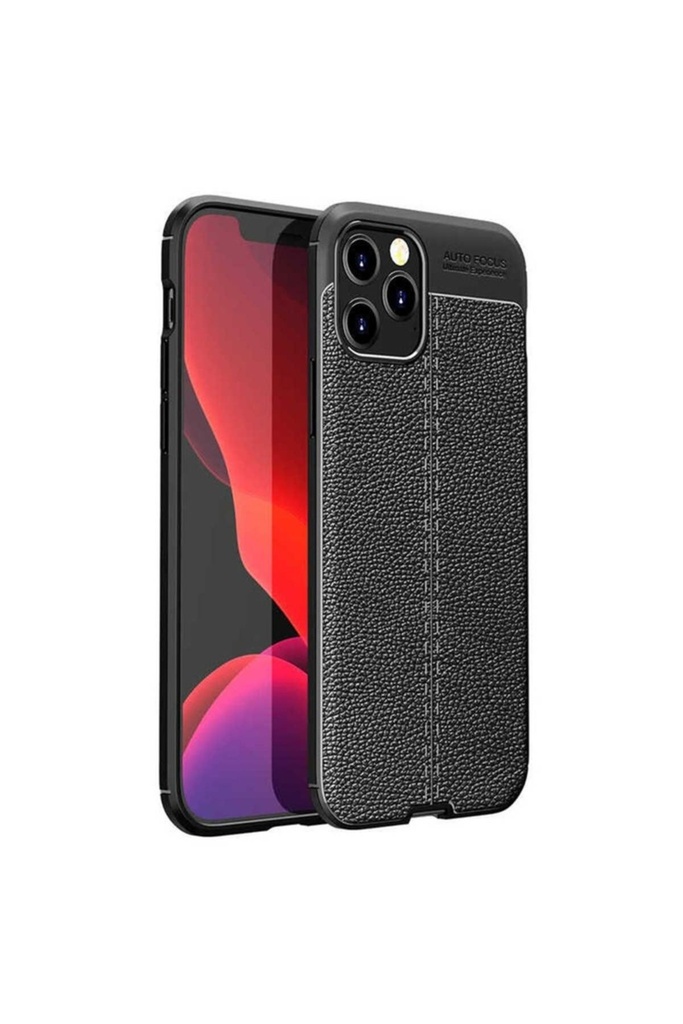 [RNZ-TA41648] Apple iPhone 12 Pro Uyumlu Kılıf Zore Niss Silikon Kapak (Siyah)