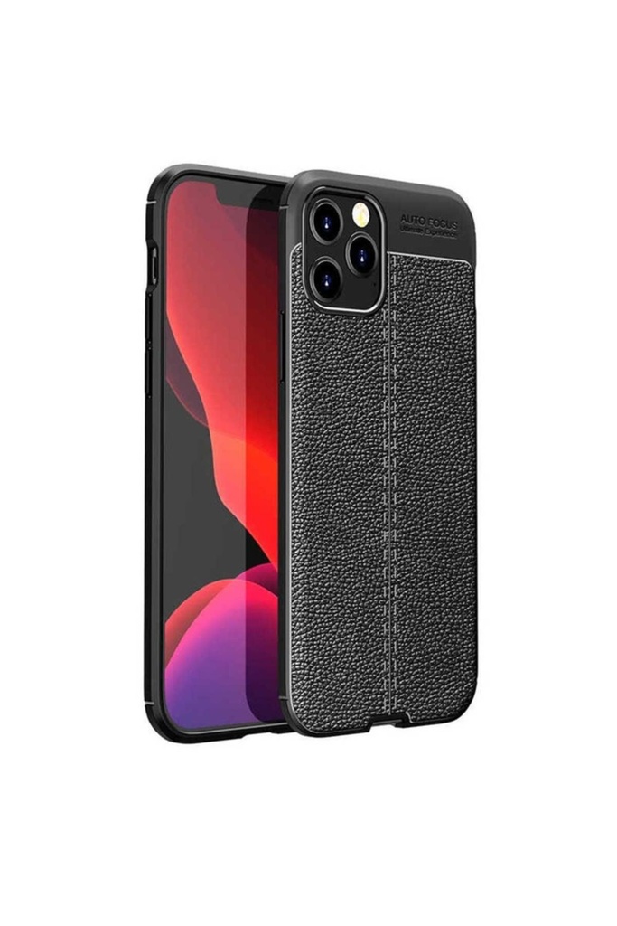 [RNZ-TA41654] Apple iPhone 12 Pro Max Uyumlu Kılıf Zore Niss Silikon Kapak (Siyah)