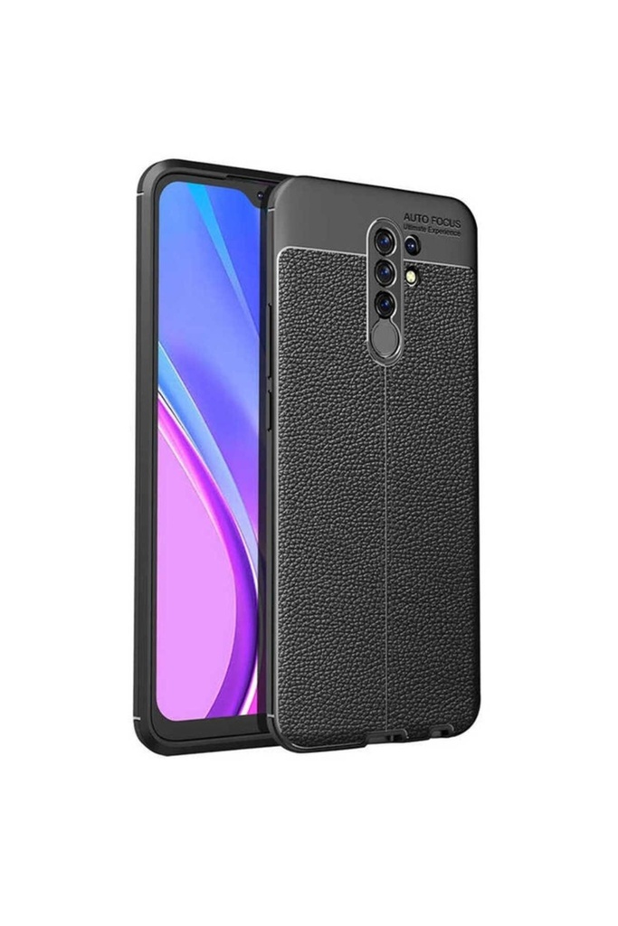 [RNZ-TA41657] Xiaomi Redmi 9 Uyumlu Kılıf Zore Niss Silikon Kapak (Siyah)