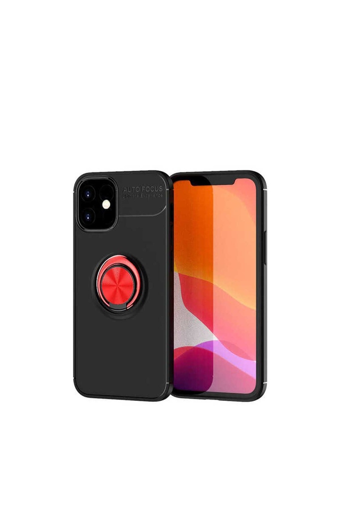 [RNZ-TA41665] Apple iPhone 12 Mini Uyumlu Kılıf Zore Ravel Silikon Kapak (Siyah)